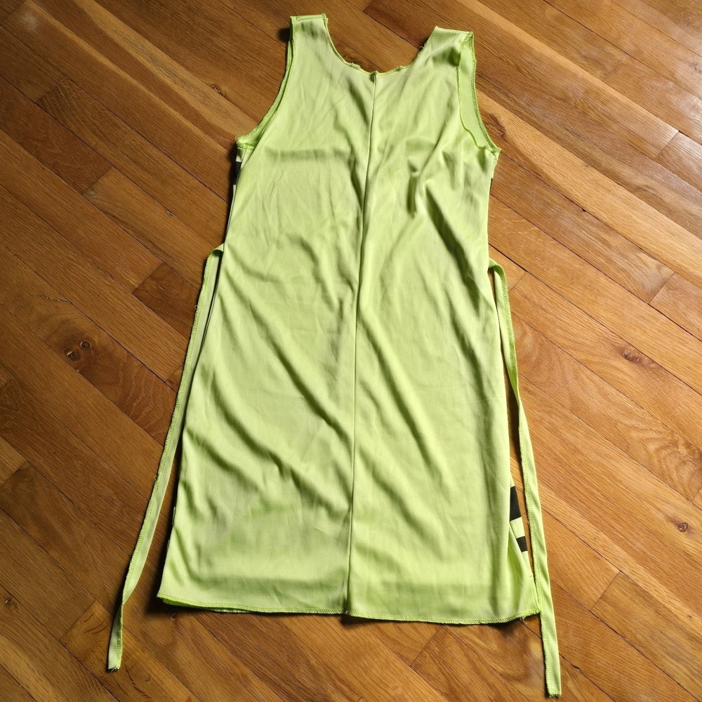 Crayola Crayon Screamin' Green Tank Dress Kids Youth Teen Halloween Costume - Picture 4 of 5